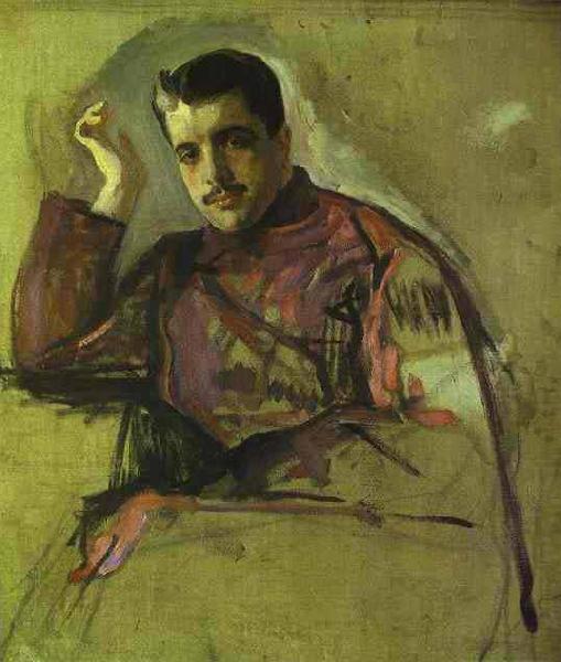 Valentin Serov Portrait of Sergei Diaghilev oil painting picture
